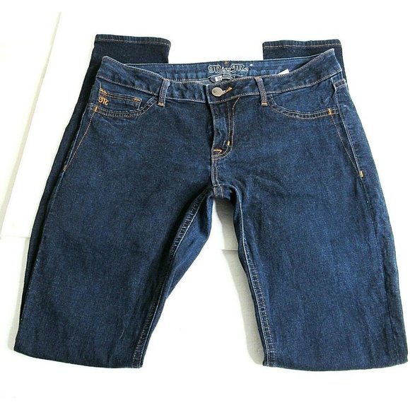 Miss Me Denim - MISS ME  "ASHLEY " Dark Wash Blue LOW RISE Jegging Jeans SZ 30 x 32 x 8.5" Rise